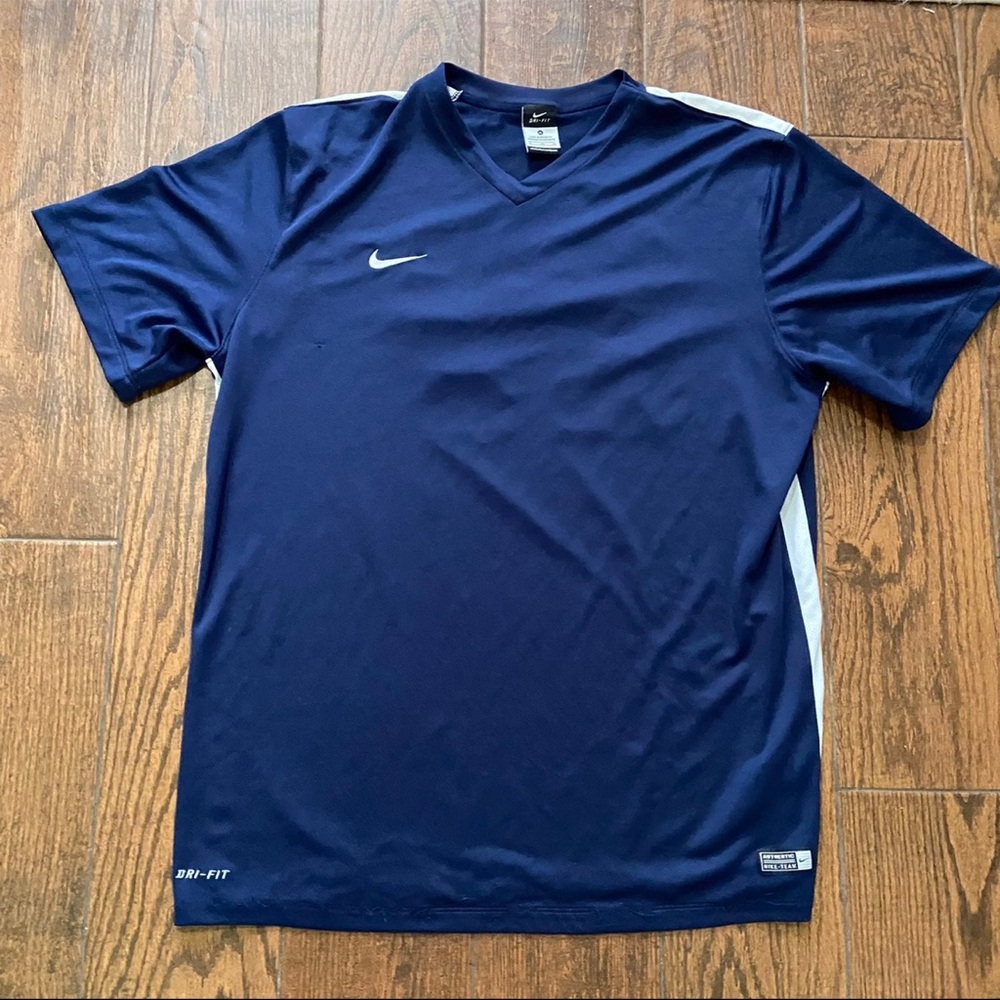Nike Men's Navy Blue Dri-FIT Jersey
